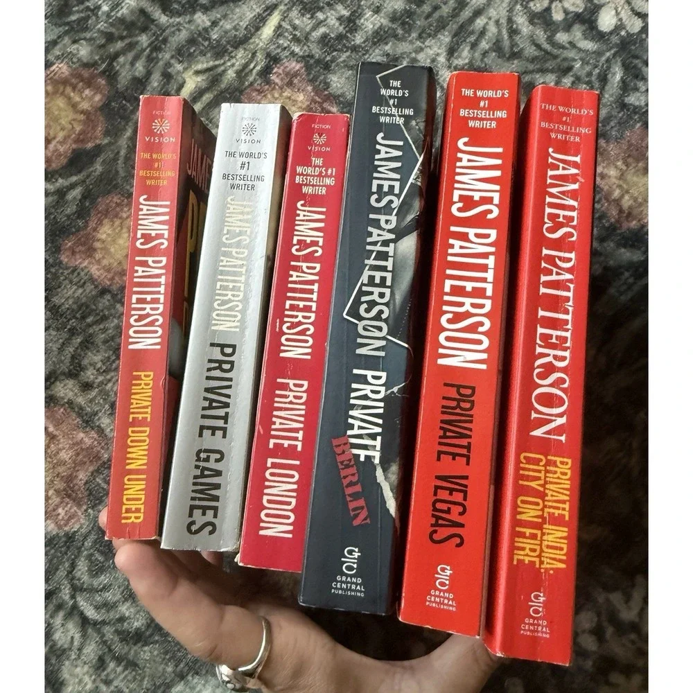 James Patterson Private‎ Series Book Lot 6 London Games Berlin Vegas Down Under
